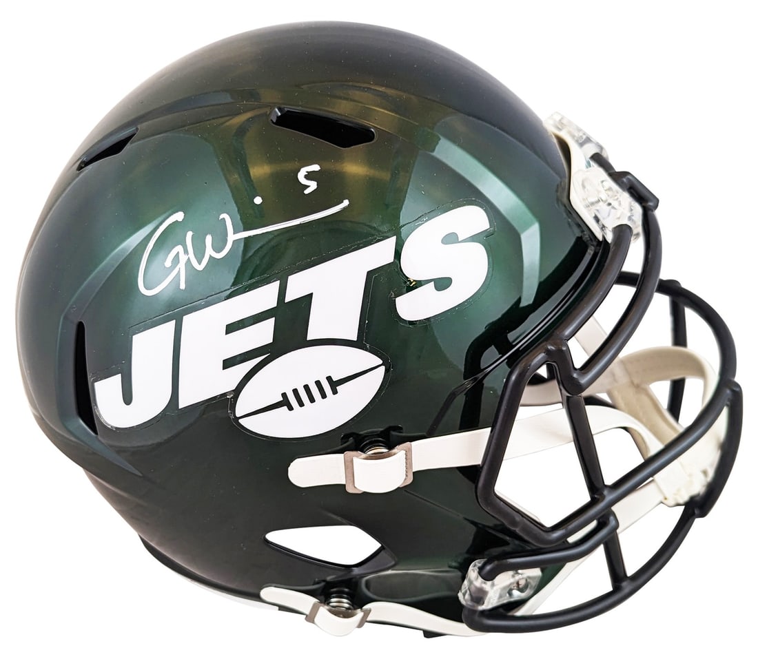 Riddell Speed Replica Helmet signed by Garrett Wilson Fanatics (1 of 3)