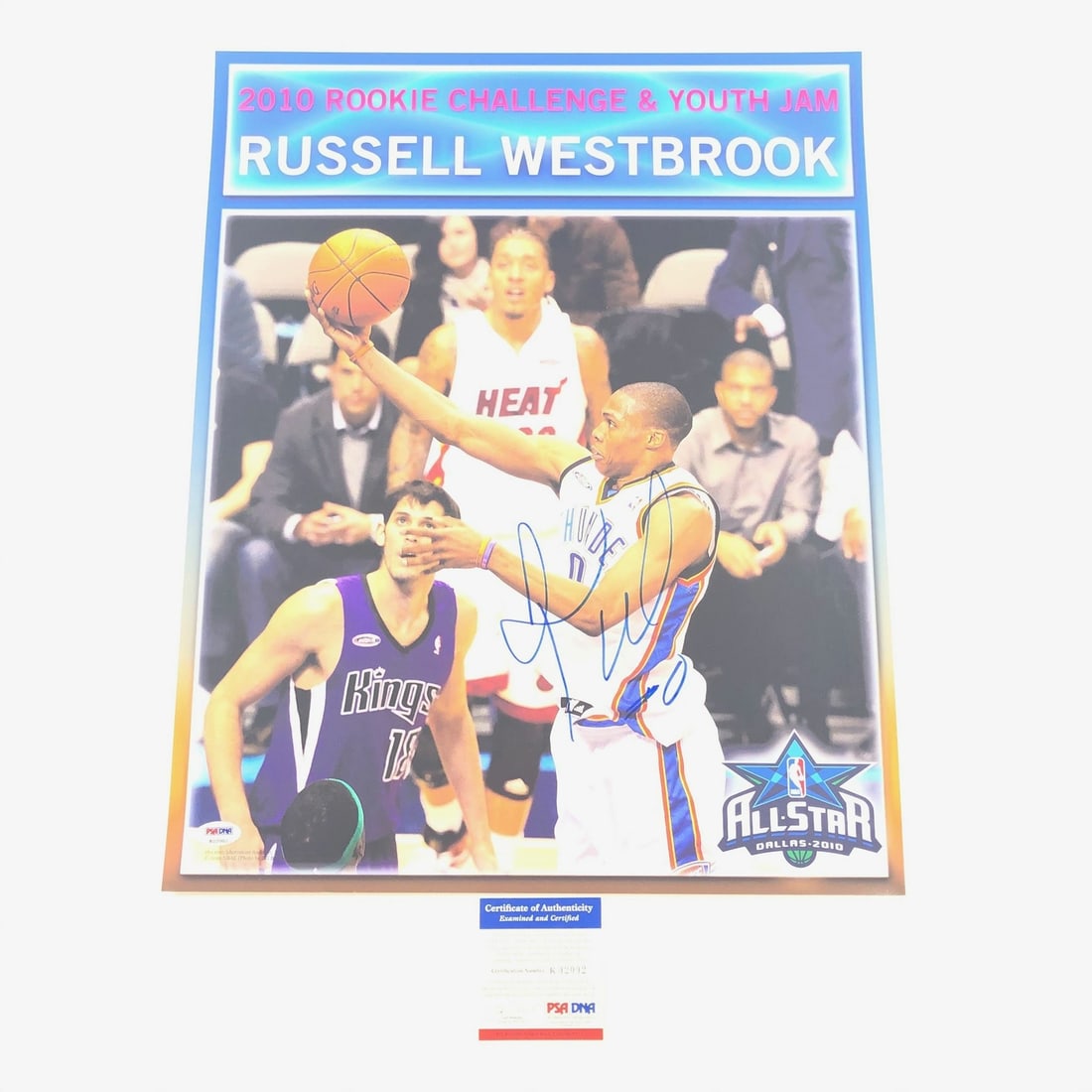 16x20 Oklahoma City Thunder Photo Signed by Russell Westbrook PSA/DNA Authenticated (1 of 3)