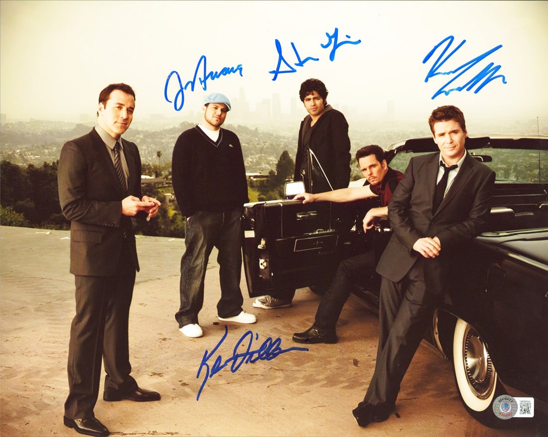 11x14 Entourage Cast Signed Photo Beckett Witnessed Autograph Grenier Connolly Ferrara Dillon (1 of 3)
