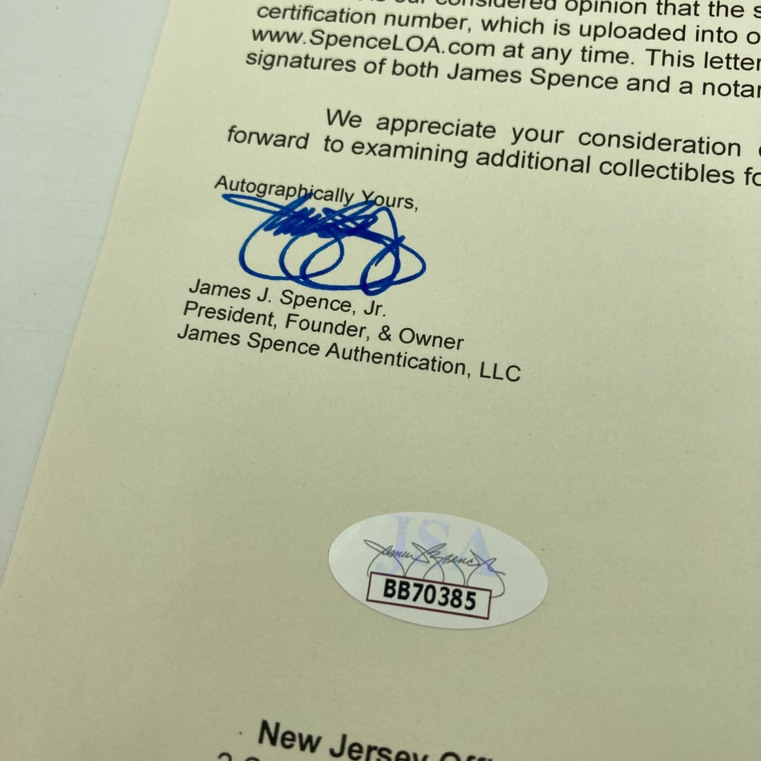 Ed Walsh signed MLB baseball JSA authenticated - 6