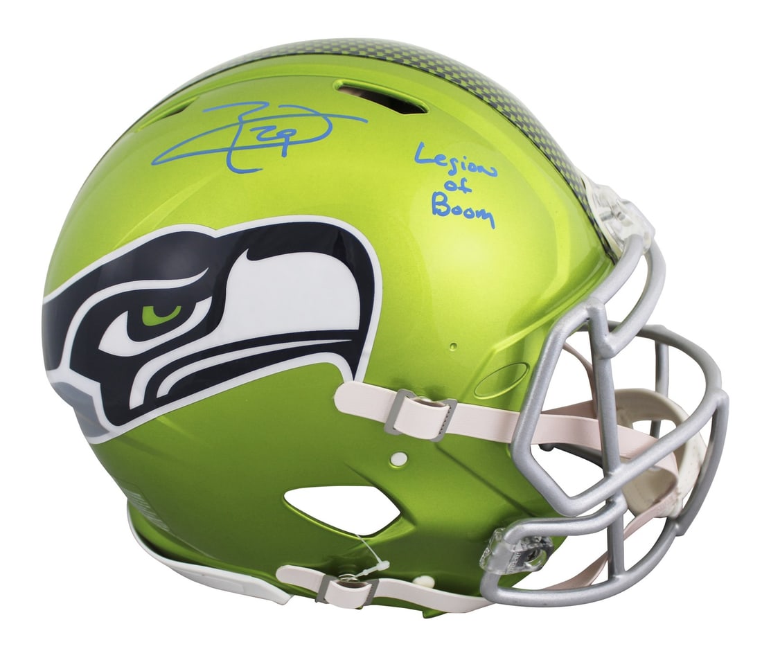 Earl Thomas Signed Flash Proline Helmet Seahawks Legion of Boom BAS: Earl Thomas Signed Flash Proline Helmet Seahawks Legion of Boom BAS This authentic Full Size Speed Proline Helmet is a must-have for Seattle Seahawks fans, featuring the inscription "Legion of Boom"