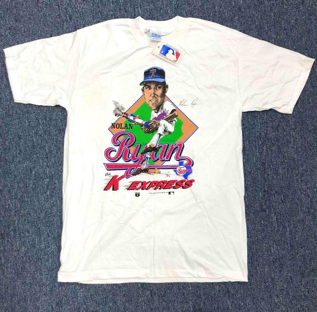 Vintage 1989 Nolan Ryan K Express Salem T-Shirt XL Single Stitch (1 of 10)