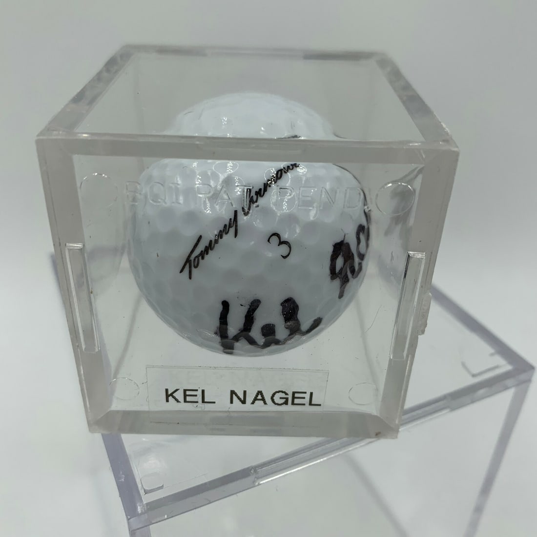 Kel Nagle Signed Golf Ball with JSA Certificate of Authenticity (1 of 4)