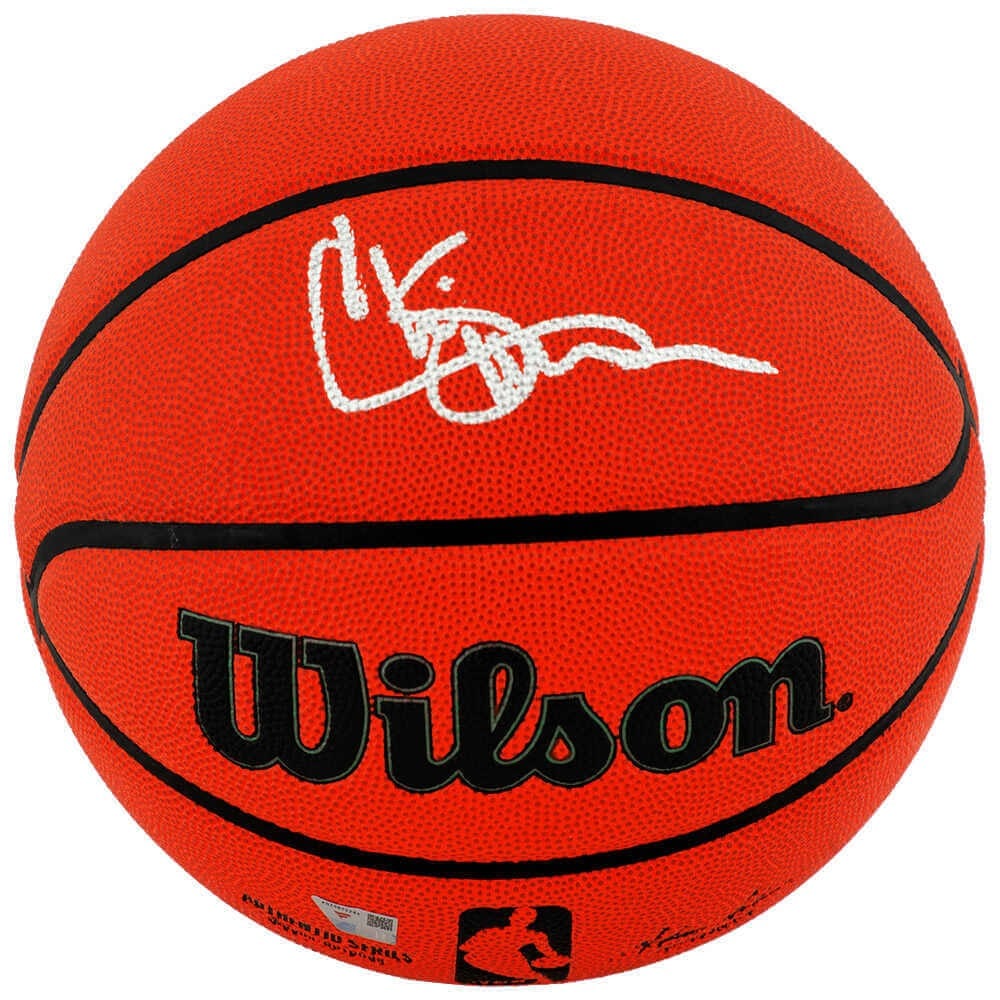 Wilson NBA basketball autographed by Chris Webber with Fanatics COA (1 of 1)