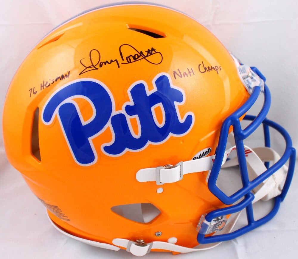 Tony Dorsett autographed Pittsburgh Panthers full size Speed Authentic helmet BAS (1 of 9)