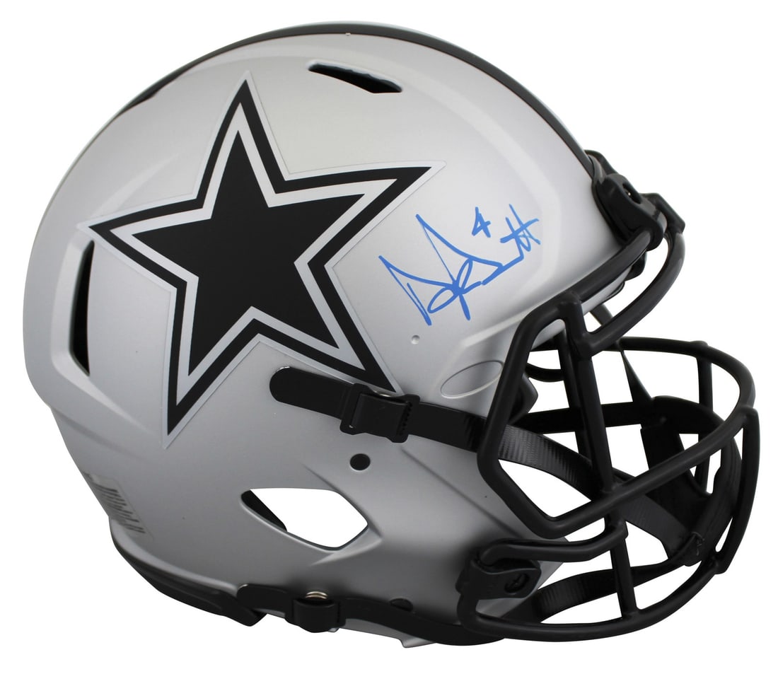 Dak Prescott Signed Full Size Speed Proline Helmet BAS Authenticated Dallas Cowboys (1 of 3)