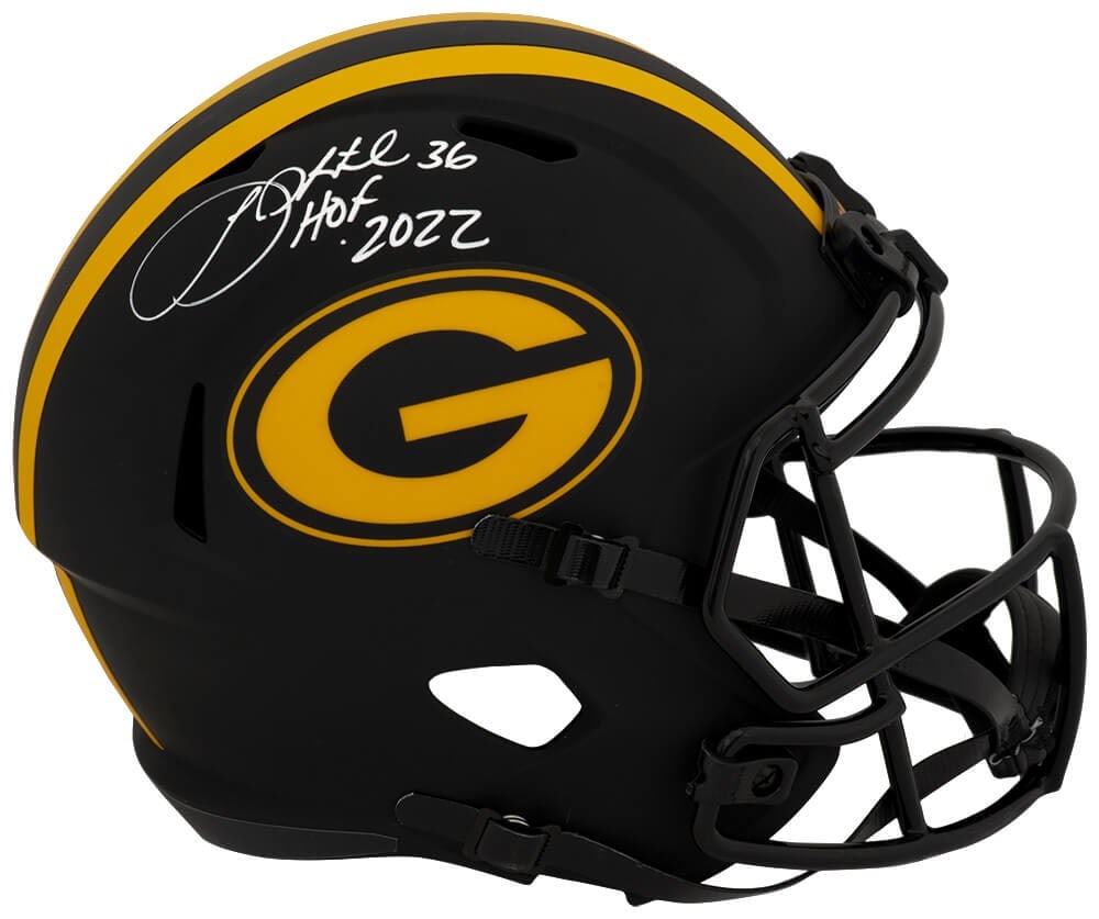 Signed LeRoy Butler Packers Eclipse Riddell full size replica helmet HOF 2022 (1 of 1)