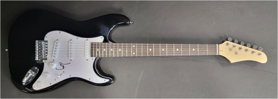 Brandon Flowers JSA authenticated electric guitar autograph (1 of 3)