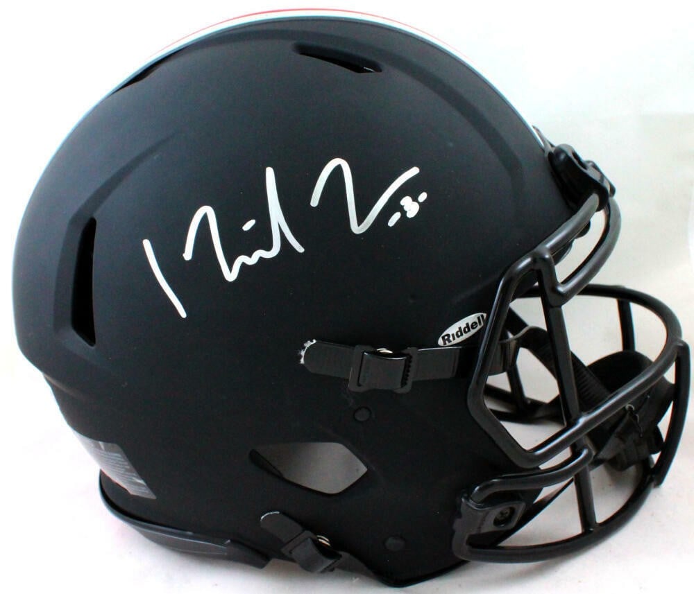 Ohio State Buckeyes Eclipse Full Size Helmet Signed by Michael Thomas Beckett BAS (1 of 5)
