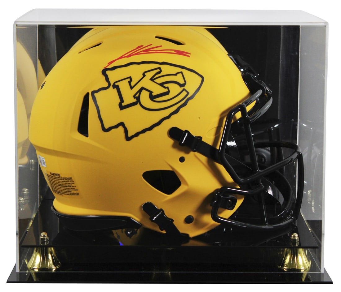 Kenneth Walker III Chiefs full size Riddell helmet BAS witnessed (1 of 4)