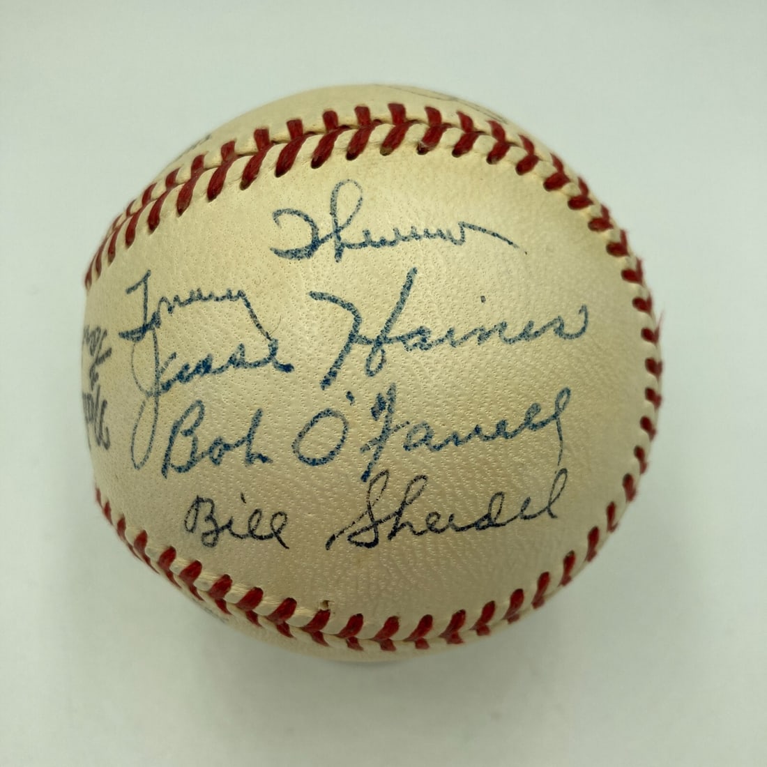 1926 St. Louis Cardinals Signed Baseball with 11 Signatures JSA COA (1 of 8)