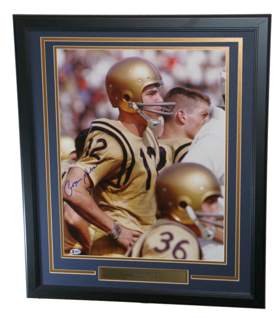 Framed 16x20 Navy Midshipmen Photo Signed by Roger Staubach with BAS COA: Framed 16x20 Navy Midshipmen Photo Signed by Roger Staubach with BAS COA This framed 16x20 photo features Roger Staubach, renowned player for the Navy Midshipmen, and is hand-signed. The autograph is 