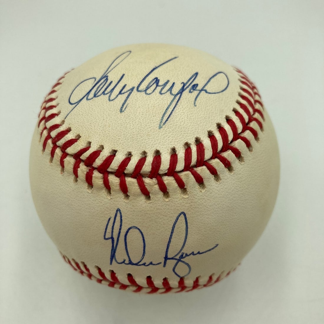 American League Baseball Signed by Koufax Ryan Feller with JSA Certificate (1 of 6)