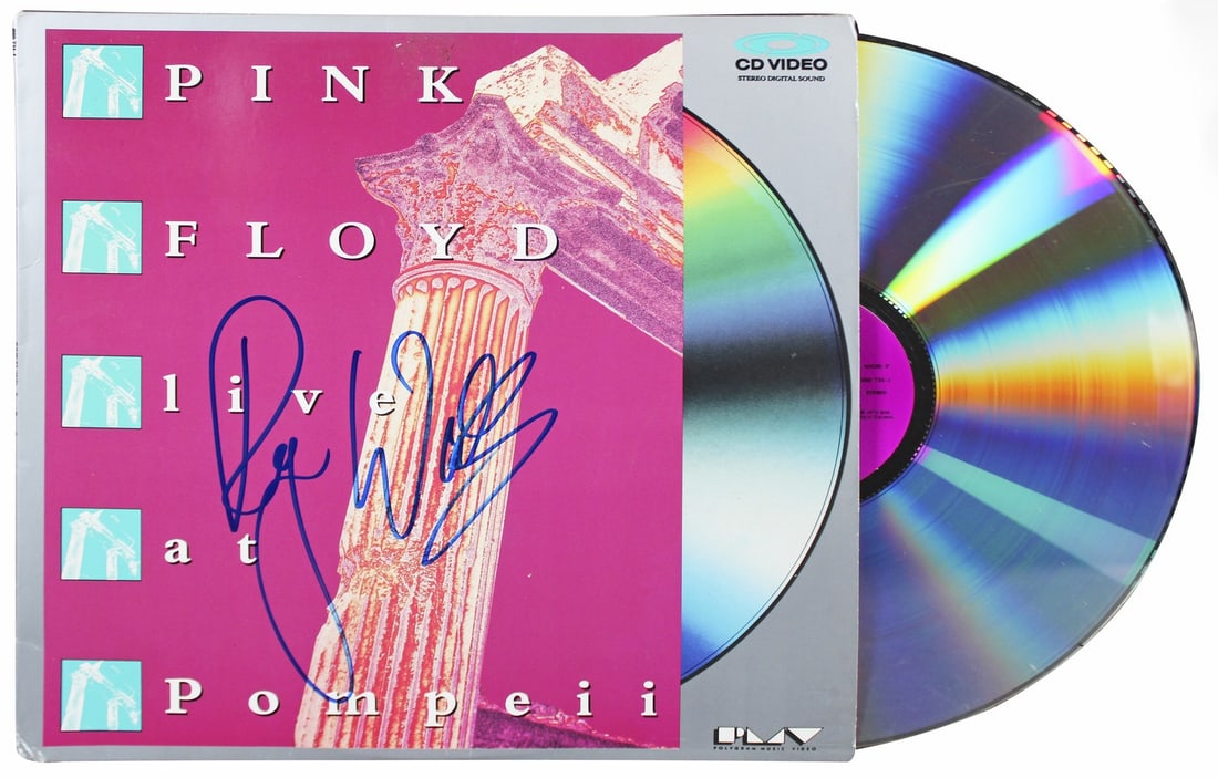 Original Laserdisc Cover Signed by Roger Waters Pink Floyd Beckett COA (1 of 6)