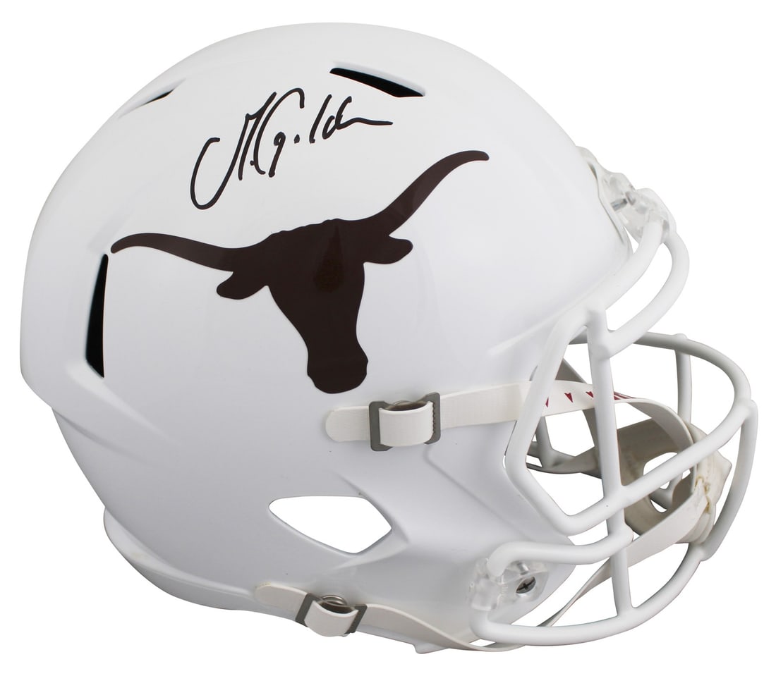 Texas Longhorns Matthew Golden Signed Full Size Helmet BAS Authenticated (1 of 3)
