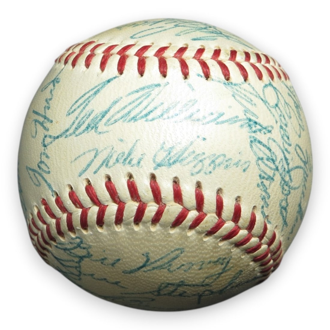 1955 Boston Red Sox Reach Official League baseball GAI 28 signatures (1 of 7)