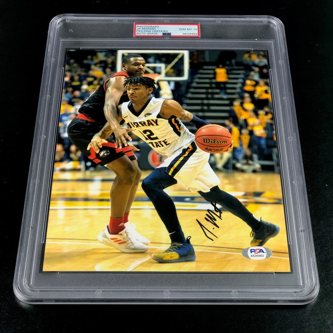 Ja Morant PSA 10 Autographed 8x10 Basketball Photo: Ja Morant PSA 10 Autographed 8x10 Basketball Photo This is a professionally printed 8x10 photo featuring Ja Morant of the Memphis Grizzlies, personally autographed by the player. The signature has bee
