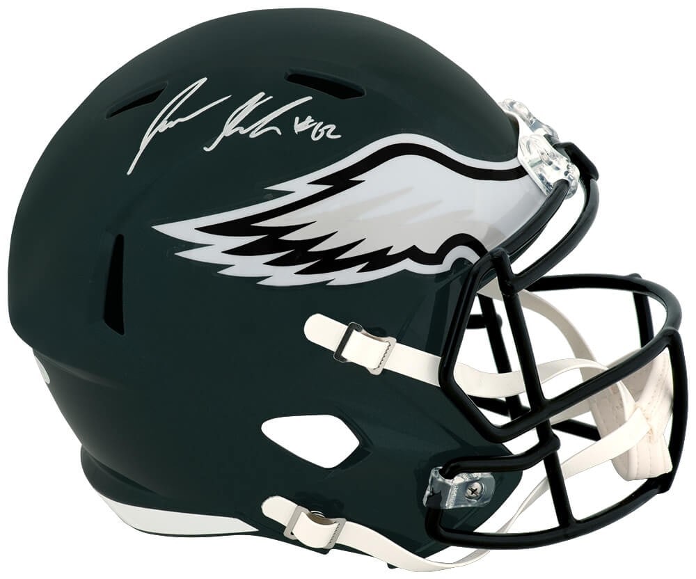 Jason Kelce autographed Eagles Riddell full size speed replica helmet PSA COA (1 of 1)