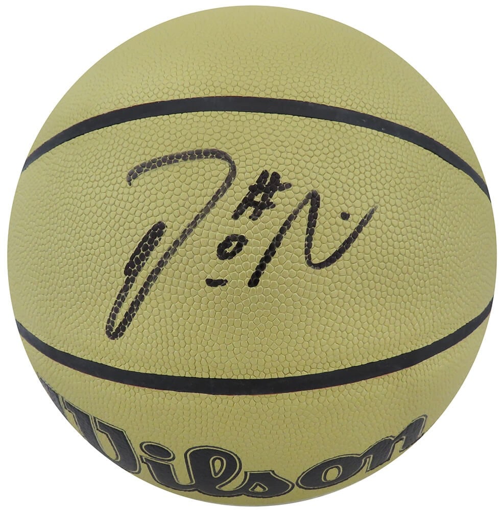 Damian Lillard Signed Wilson Gold NBA Basketball with COA: Damian Lillard Signed Wilson Gold NBA Basketball with COA This is a Damian Lillard signed Wilson Gold NBA basketball, a must-have for any basketball enthusiast. The ball features the autograph of Lill