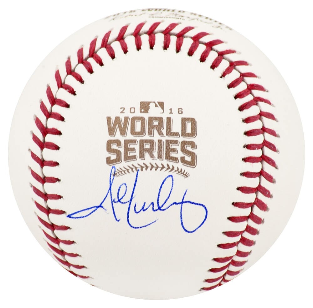 John Lackey Signed Chicago Cubs World Series Baseball with JSA COA (1 of 1)