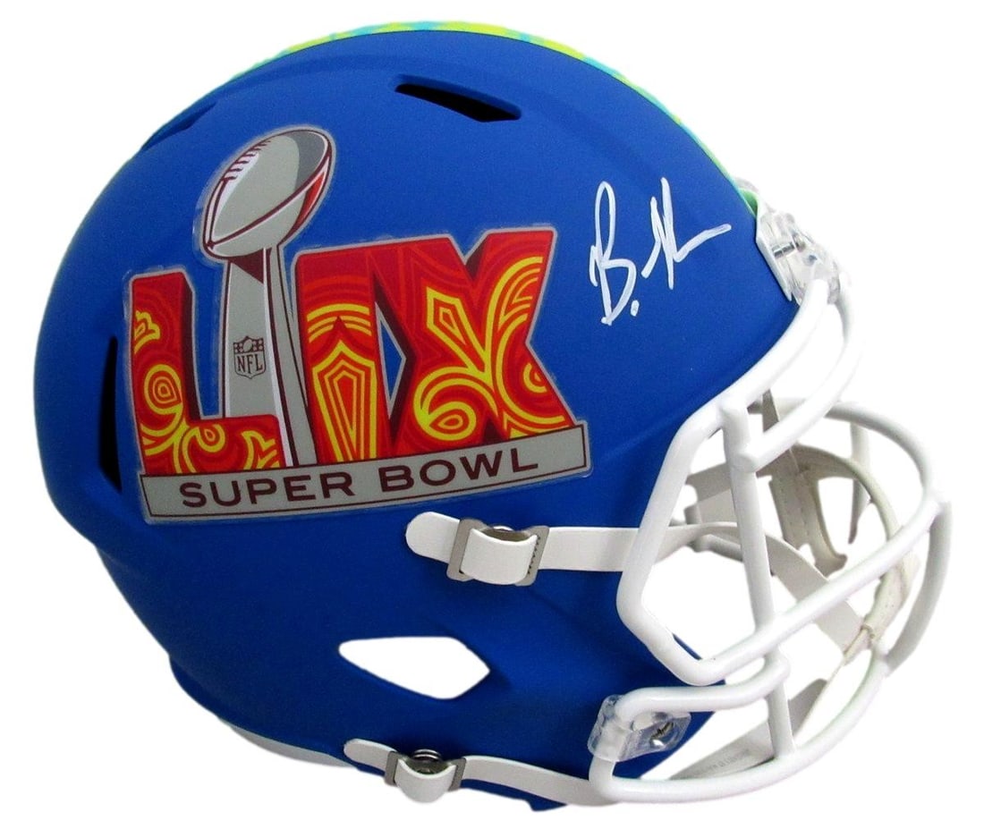 Brandon Graham autographed Eagles Super Bowl 59 replica helmet BAS Beckett (1 of 7)