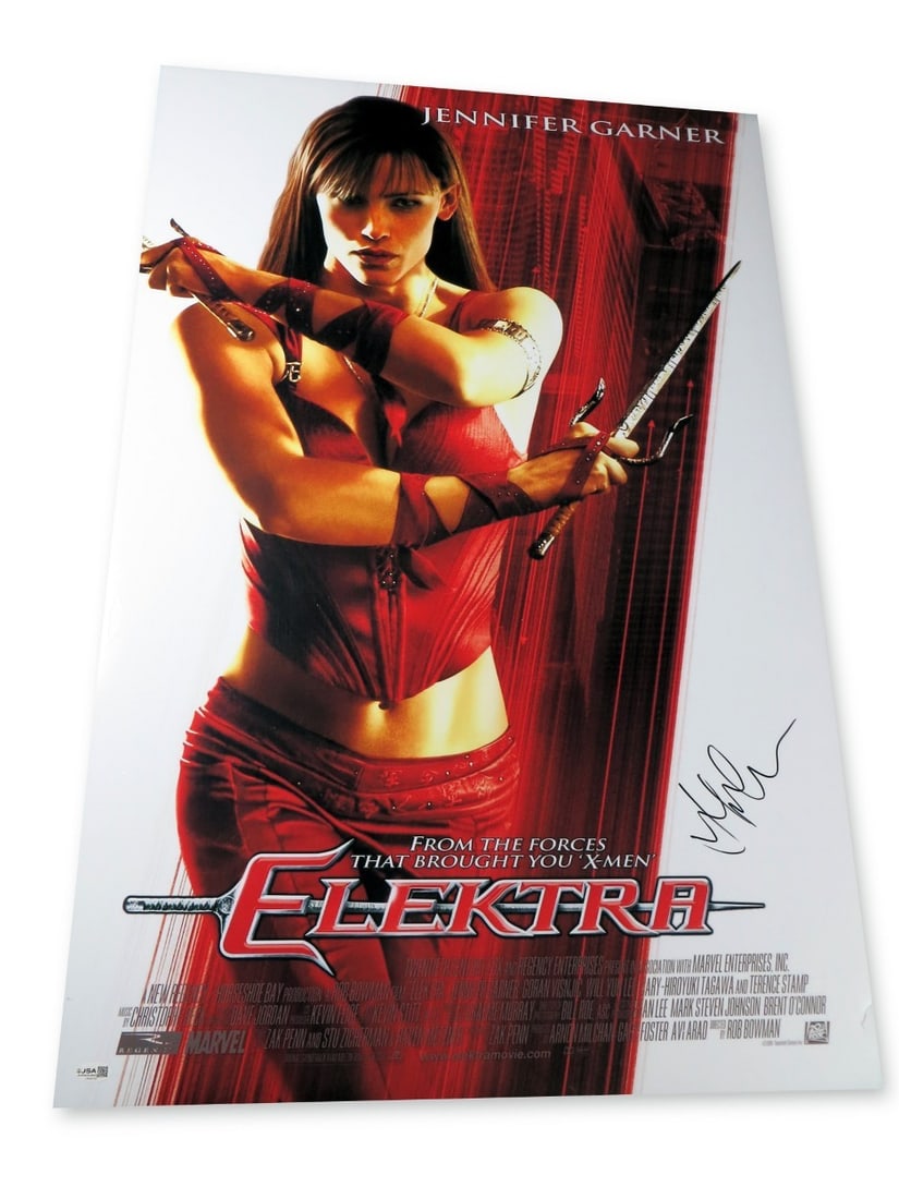 JSA Jennifer Garner Signed Elektra Original 24X36 Poster (1 of 4)