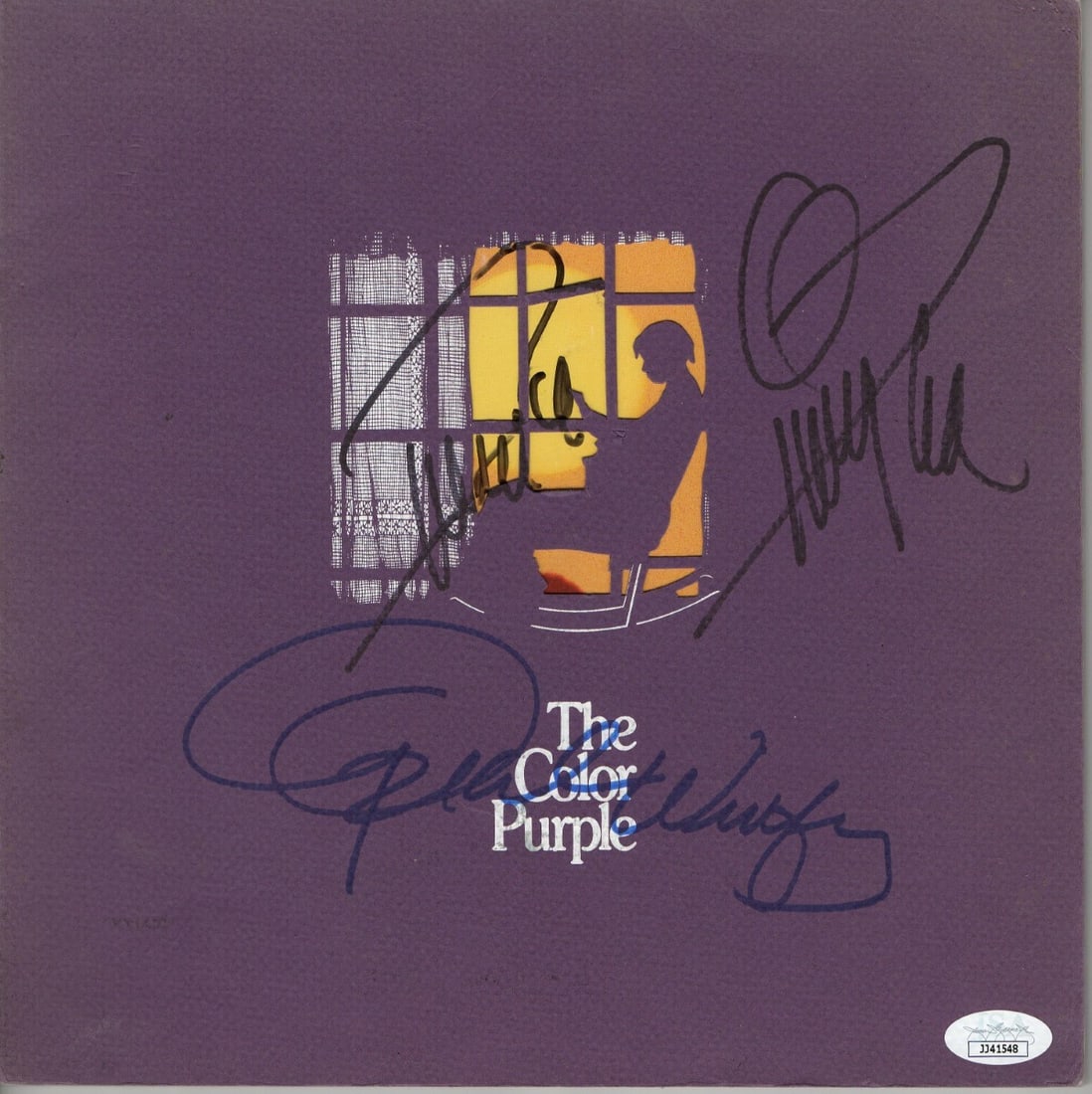 The Color Purple program signed by Oprah Winfrey and Quincy Jones JSA (1 of 3)