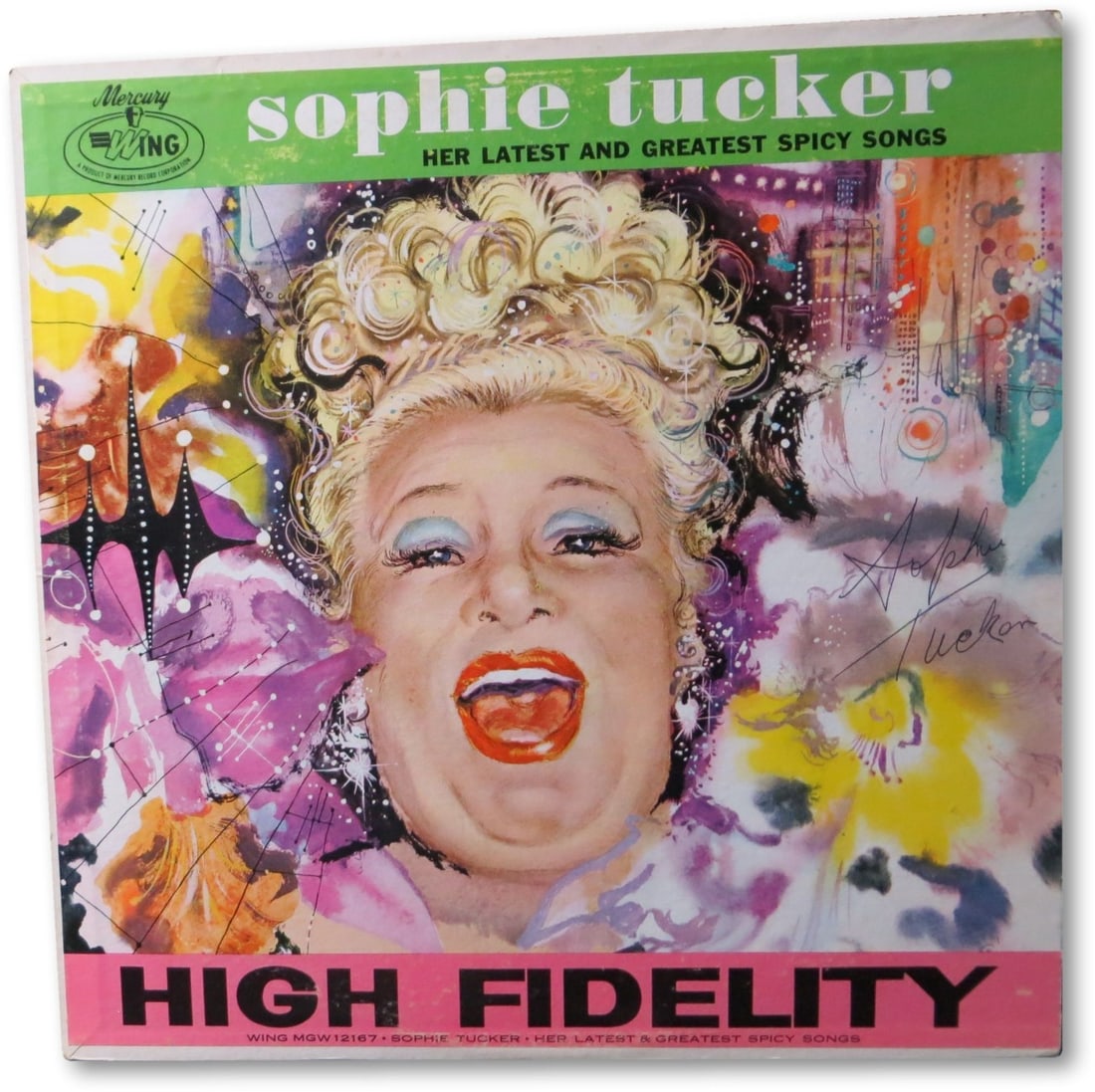 Sophie Tucker Signed LP Album Authenticated by JSA (1 of 4)