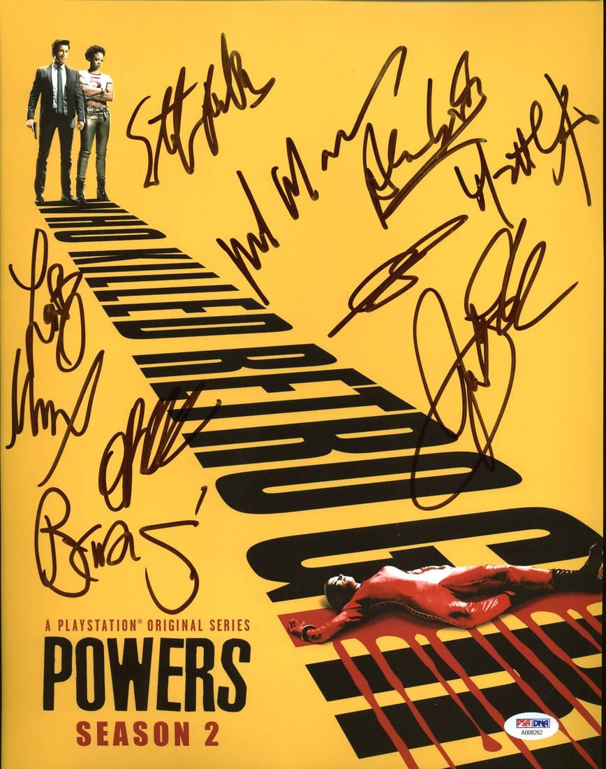 11x14 Powers Cast Autographed Photo PSA/DNA Authenticated #AB08262 (1 of 3)