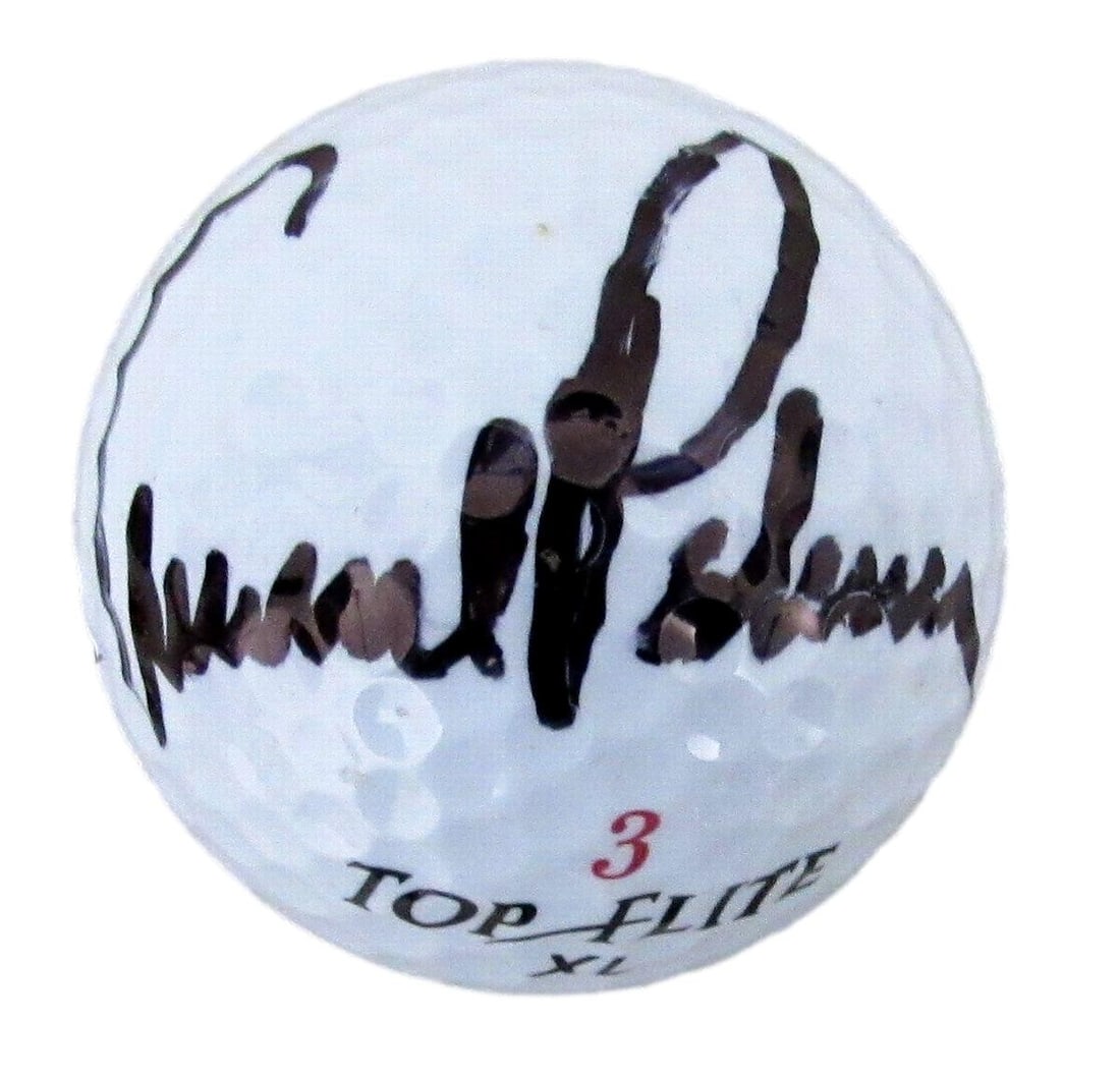 Top Flite XL Golf Ball Signed by Arnold Palmer with PSA DNA Authentication: Top Flite XL Golf Ball Signed by Arnold Palmer with PSA DNA Authentication This is an original Top Flite XL golf ball autographed by Arnold Palmer. The ball has been signed and is associated with Golf