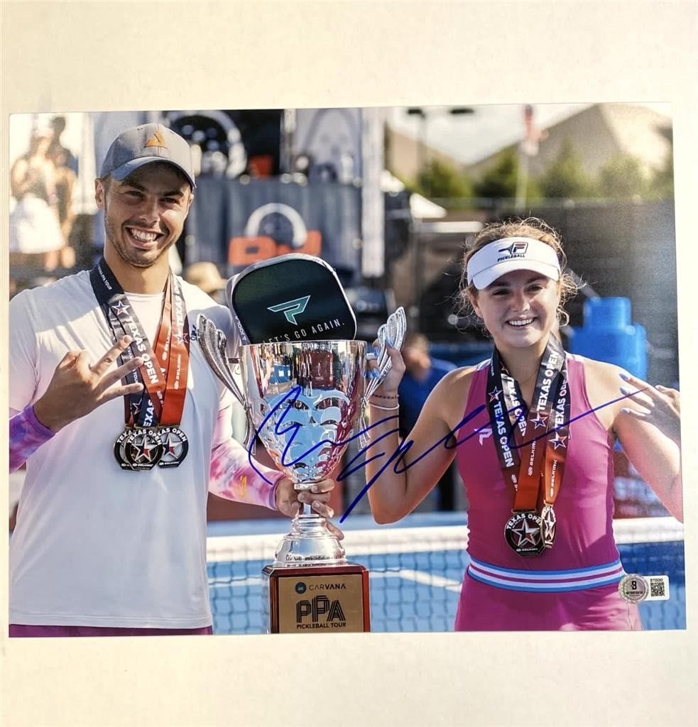 Beckett BAS signed Ben Johns 11x14 pickleball photo (1 of 3)