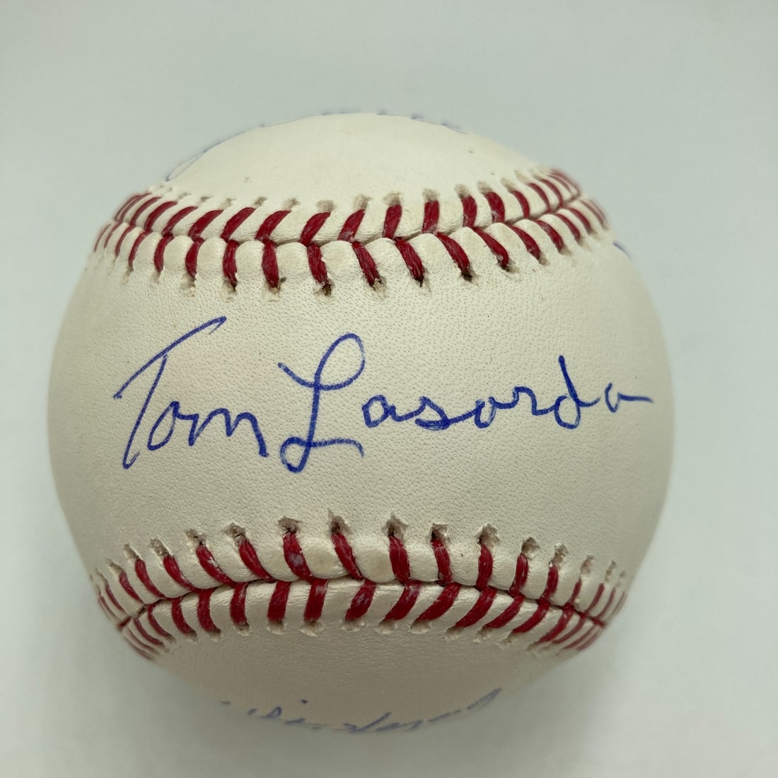 Multi-Signed Baseball by LaSorda Torre Pinella Herzog Cox LaRussa JSA COA: Multi-Signed Baseball by LaSorda Torre Pinella Herzog Cox LaRussa JSA COA This official Major League (Selig) baseball features the signatures of legendary baseball managers, including Tommy LaSorda, J