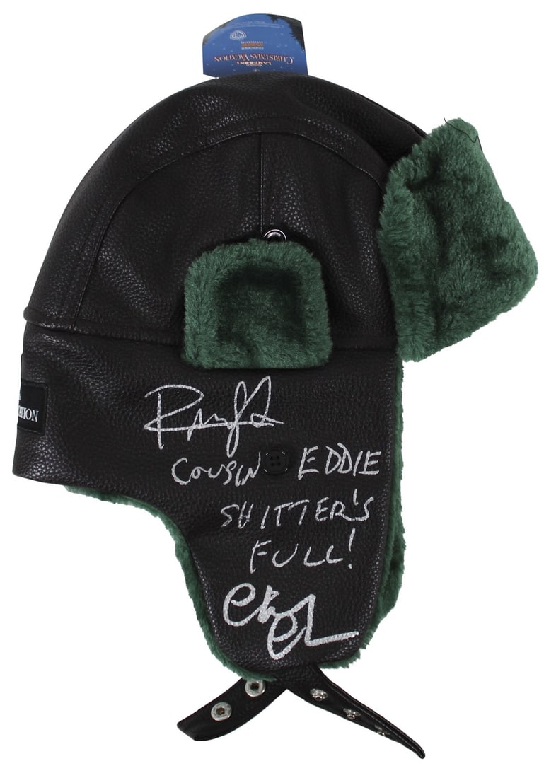 Beckett authenticated Christmas Vacation hat signed by Chevy Chase Randy Quaid (1 of 5)