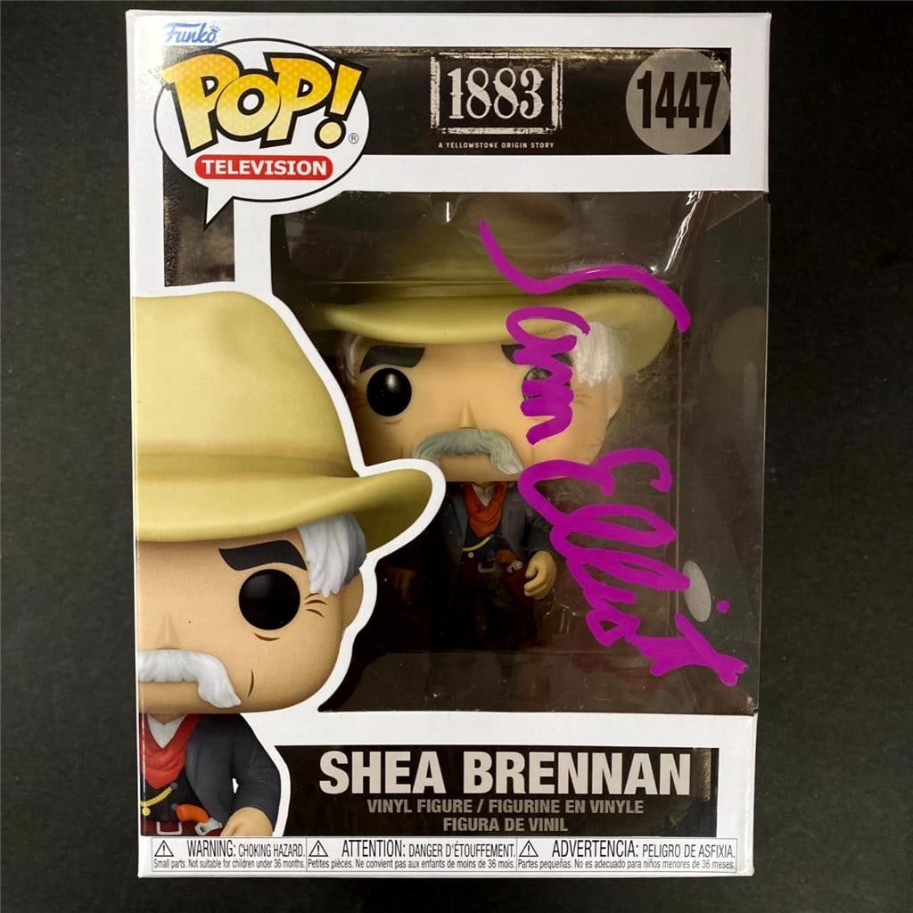 Sam Elliott autographed Shea Brennan Funko Pop 1883 #1447 JSA (1 of 6)