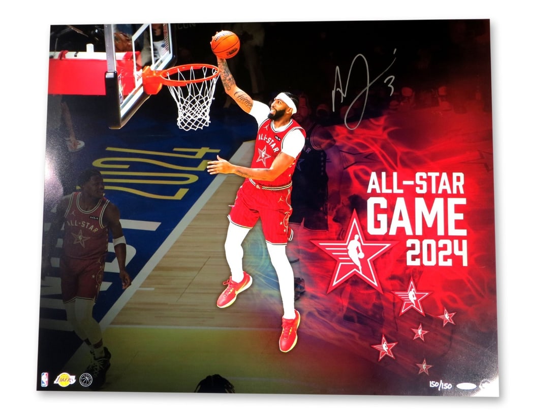 Anthony Davis Autographed 20X24 Photo 2024 NBA All-Star Upper Deck Authenticated 150/150 (1 of 4)