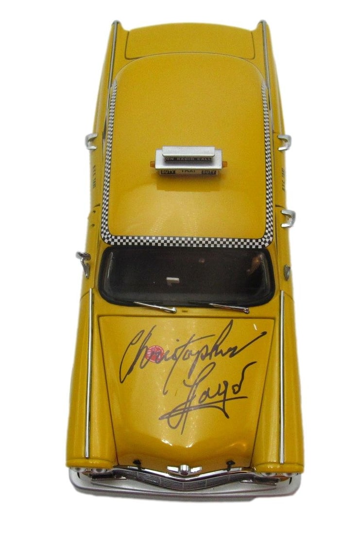 Signed Vintage Yellow Taxi 1:18 Diecast Model Authenticated by JSA (1 of 8)