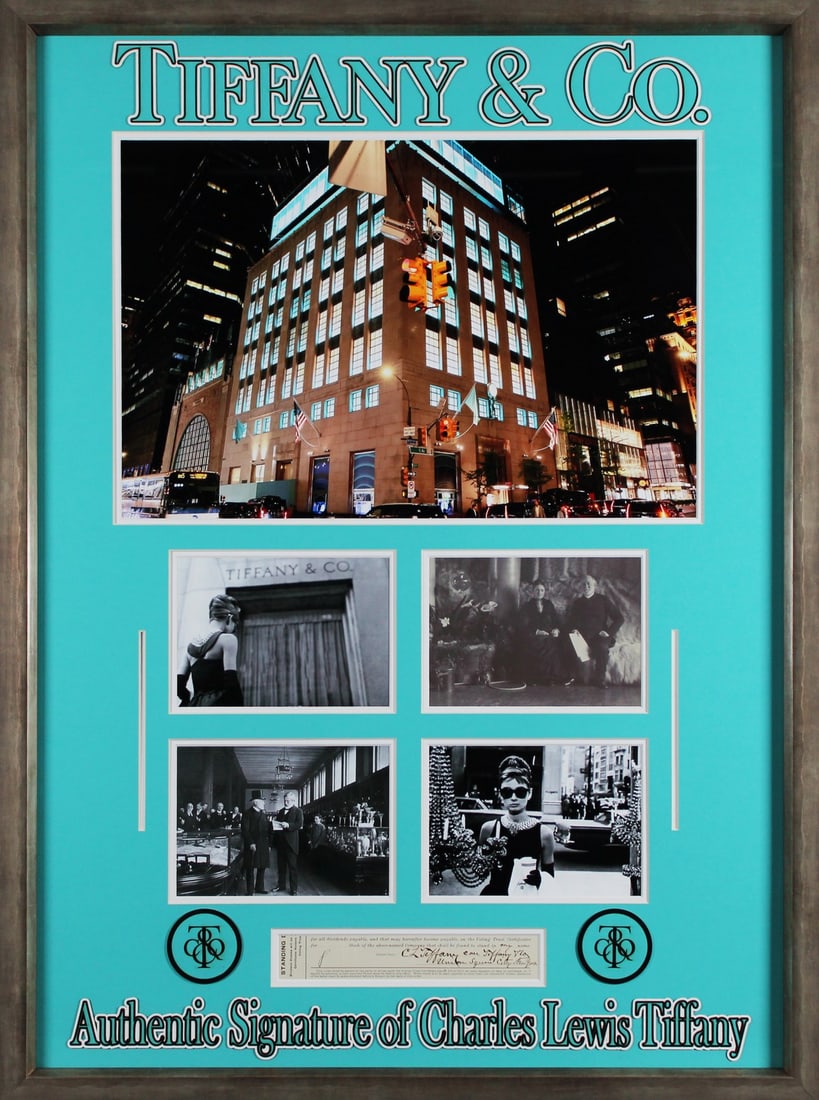 Charles Tiffany Signed Framed Cut Signature BAS Authenticated 1.5x9.5: Charles Tiffany Signed Framed Cut Signature BAS Authenticated 1.5x9.5 This item features a professionally framed cut signature of Charles Tiffany, measuring 1.5x9.5 inches. It has been personally sign