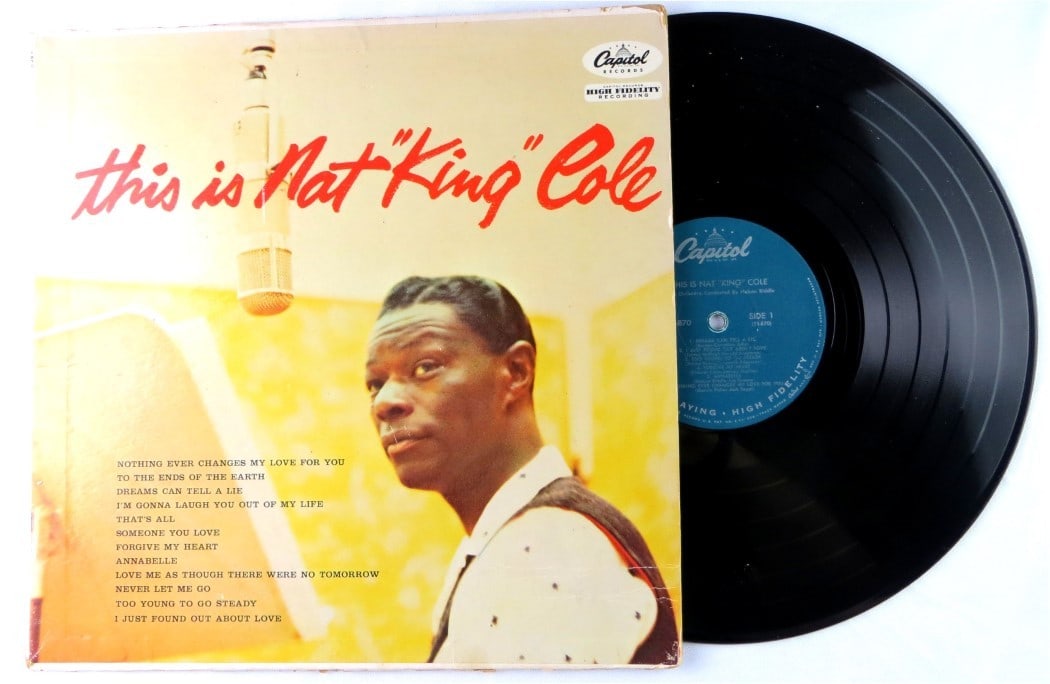 Nat King Cole signed record album cover Beckett Authentication (1 of 4)