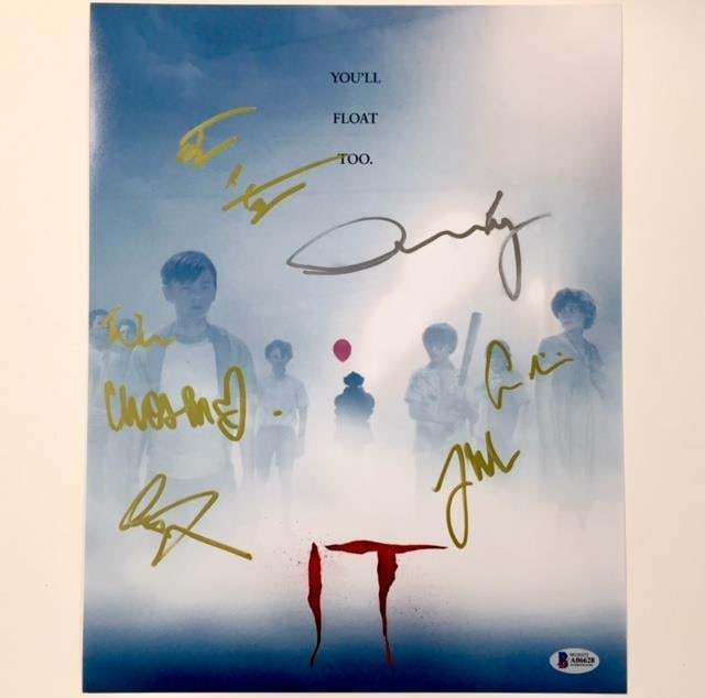 Signed IT cast photograph 11x14 with BAS COA (1 of 2)
