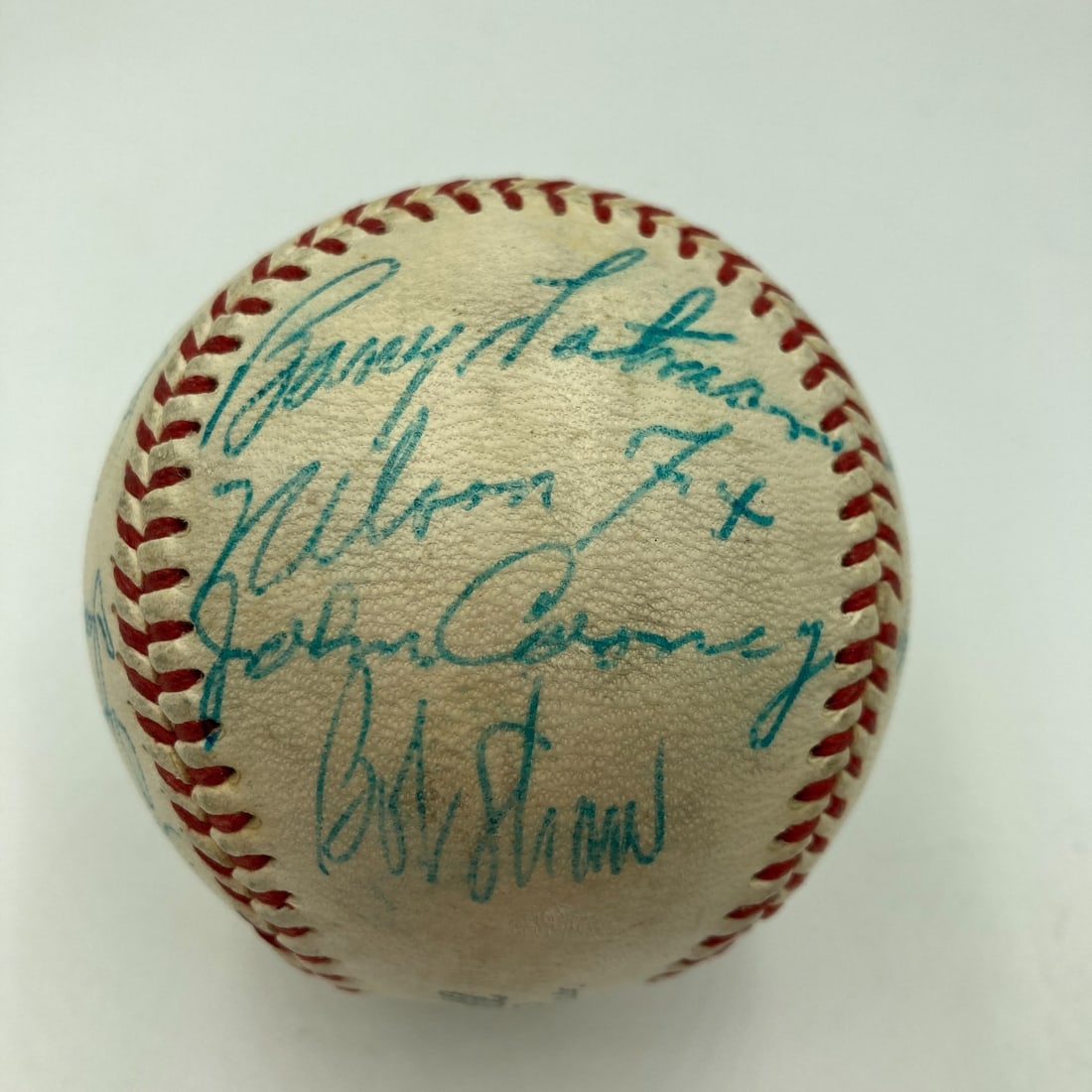 1959 Chicago White Sox Team Signed Baseball with JSA COA: 1959 Chicago White Sox Team Signed Baseball with JSA COA Celebrate the legacy of the 1959 Chicago White Sox with this authentic team-signed baseball. This OAL Harridge baseball features the signatures