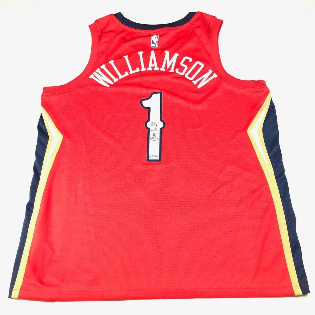 PSA DNA authenticated Zion Williamson autographed New Orleans Pelicans jersey (1 of 3)