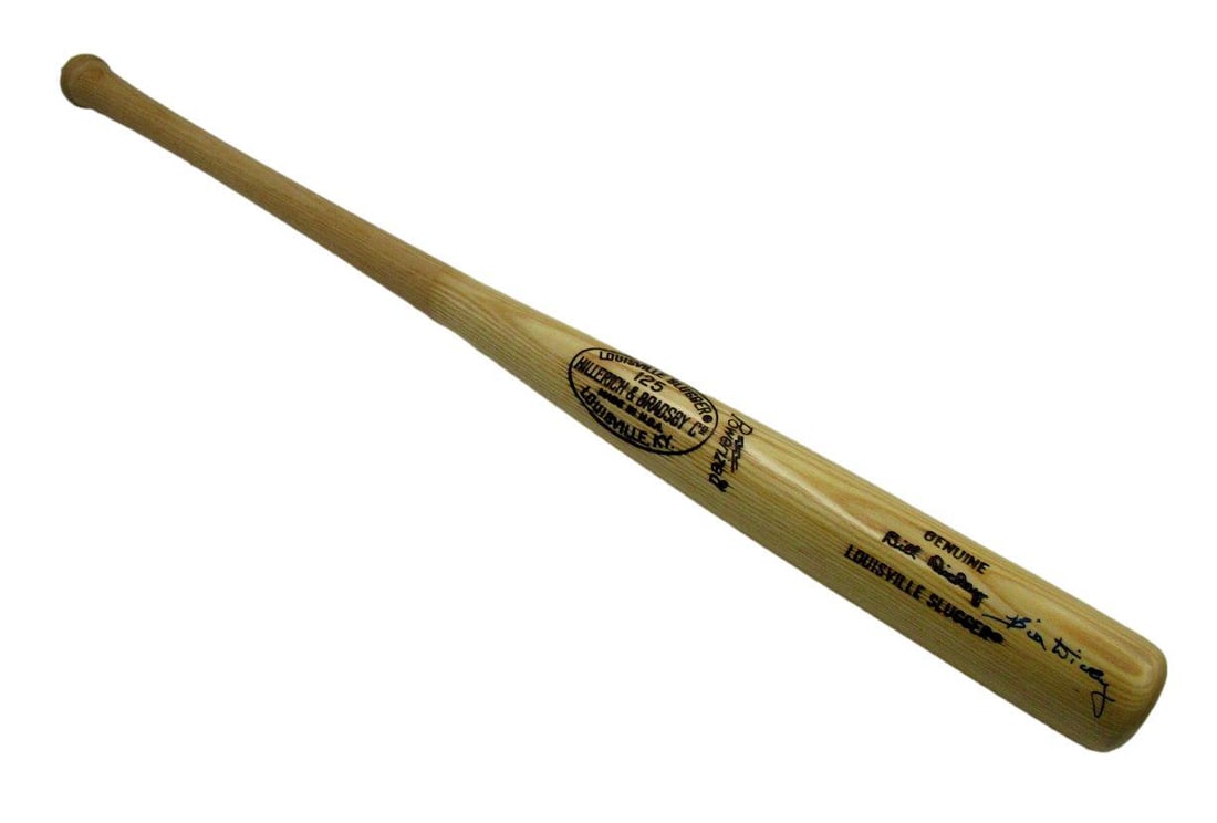 Bill Dickey HOF Yankees Signed Louisville Slugger Bat PSA/DNA Authenticated (1 of 4)