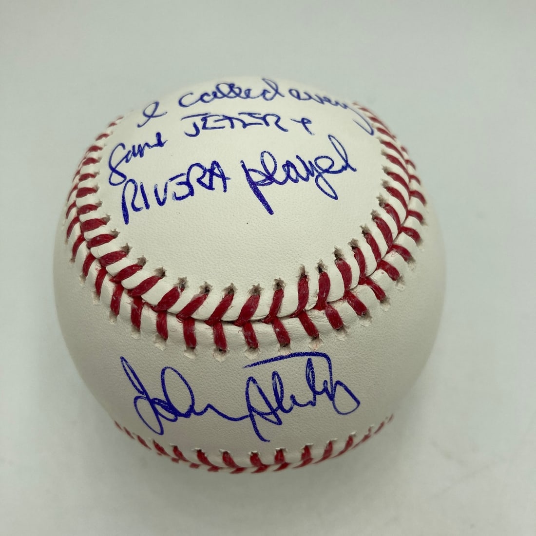 Signed inscribed MLB ball John Sterling JSA authenticated Yankees (1 of 5)