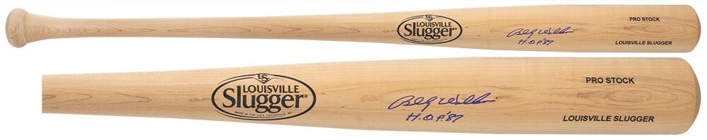 Autographed Louisville Slugger Pro Stock Bat Billy Williams HOF 87 Inscription (1 of 1)