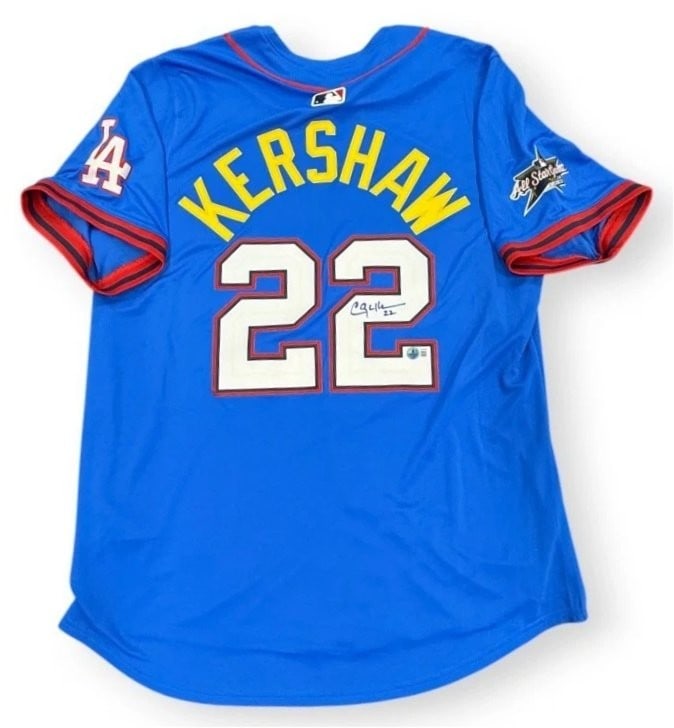 Clayton Kershaw Autographed 2025 All-Star Game Jersey JSA Certified Dodgers: Clayton Kershaw Autographed 2025 All-Star Game Jersey JSA Certified Dodgers Celebrate the legacy of Clayton Kershaw with this original autographed jersey from the 2025 All-Star Game. This authentic Lo