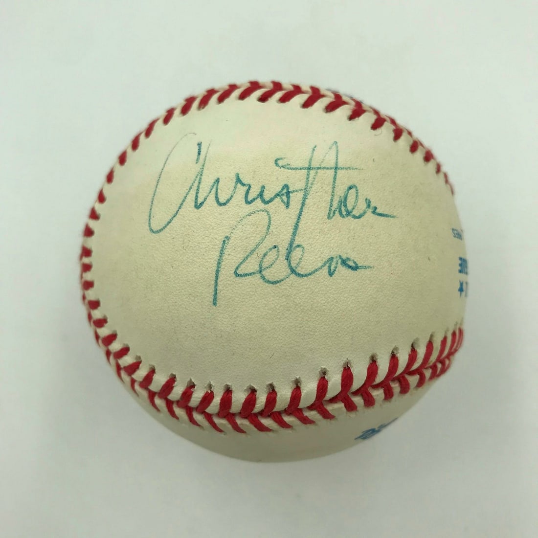 Rare Christopher Reeve Signed Superman Baseball JSA Certified: Rare Christopher Reeve Signed Superman Baseball JSA Certified Own a piece of cinematic history with this incredible Christopher Reeve Superman single signed autographed official American League baseba