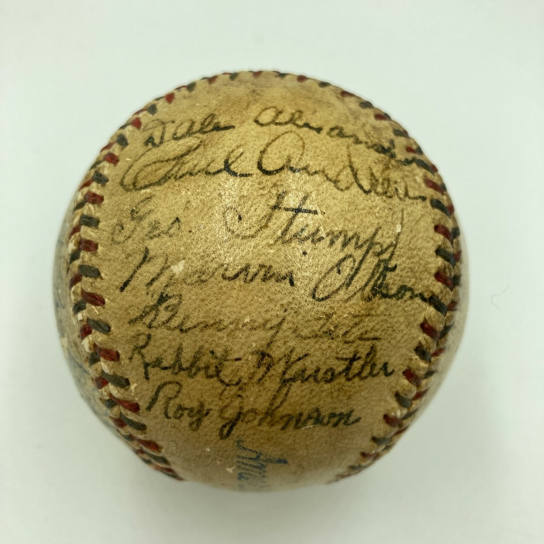 1932 Boston Red Sox Team Autographed American League Baseball JSA Authenticated (1 of 8)
