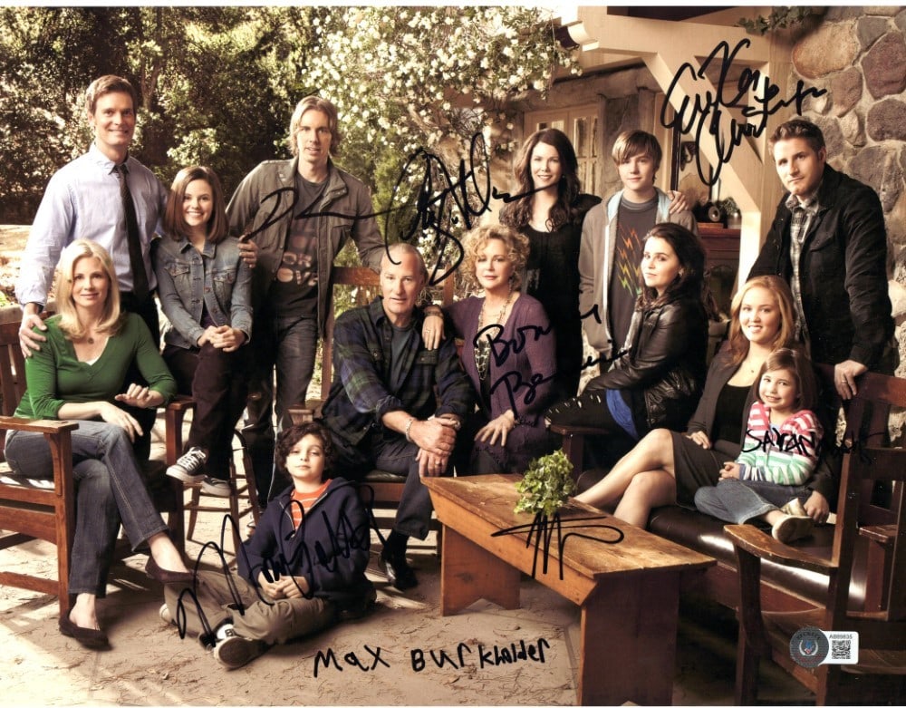 Parenthood Cast Autographed 11x14 Photo Beckett Authenticated: Parenthood Cast Autographed 11x14 Photo Beckett Authenticated This is an original 11x14 photograph featuring the autographs of the talented cast from the beloved series Parenthood. The signed photo