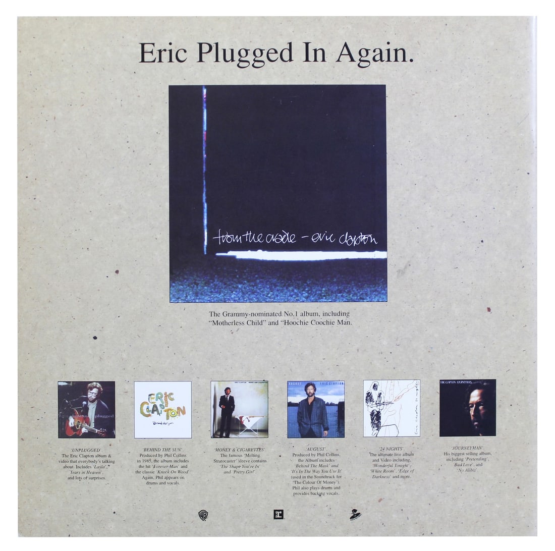 Eric Clapton Signed From the Cradle Program JSA Authenticated - 4