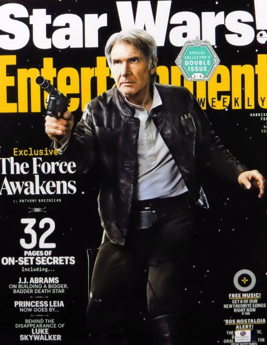 Harrison Ford Signed 11x14 Photo Star Wars Global Authentics: Harrison Ford Signed 11x14 Photo Star Wars Global Authentics This striking 11X14 photograph features the iconic Harrison Ford, beautifully signed by the actor himself. Authenticated by Global